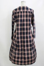 画像3: Jane Marple / British Checkのタブリエドレス  ネイビー H-26-08-09-011-JM-OP-KB-ZH (3)