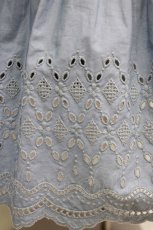 画像4: Jane Marple Dans Le Salon / Typewriter lace tiered dress  ブルー H-26-08-09-012-JM-OP-KB-ZH (4)