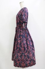 画像2: Jane Marple Dans Le Salon / Marie Antoinette drawstring sleeve dress Free ネイビー H-26-08-09-019-JM-OP-AK-ZH (2)
