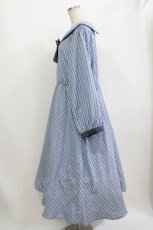 画像2: m petit by misako / AOKリボンチェックワンピース 4L ブルー H-26-08-10-027-LO-OP-NS-ZH (2)