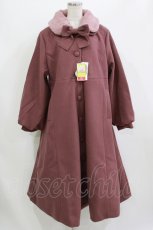 画像1: m petit by misako / AM*リボンコート 4L ピンク H-26-08-10-029-LO-CO-NS-ZH (1)
