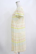 画像2: Franche Lippee / オリプリワンピース M アイボリー/ねこ H-26-08-10-032-LO-OP-NS-ZH (2)