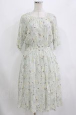 画像1: Franche Lippee / オリプリワンピース M ブルー/きのこ H-26-08-10-036-LO-OP-NS-ZH (1)