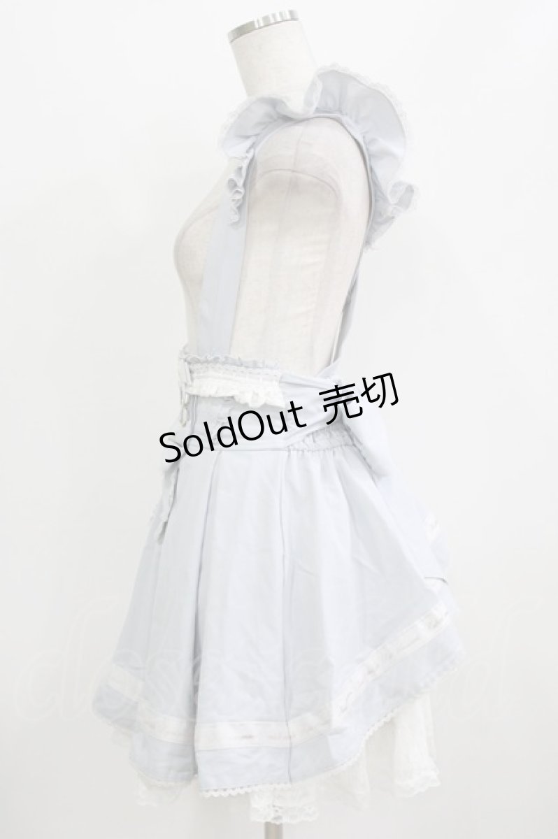 画像2: LIZ LISA / ラッフルサスペンダー付スカート 0 ブルー H-26-08-10-038-LO-SK-NS-ZH (2)