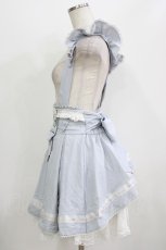 画像2: LIZ LISA / ラッフルサスペンダー付スカート 0 ブルー H-26-08-10-038-LO-SK-NS-ZH (2)