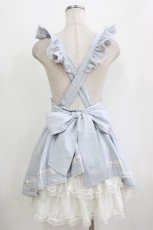 画像3: LIZ LISA / ラッフルサスペンダー付スカート 0 ブルー H-26-08-10-038-LO-SK-NS-ZH (3)
