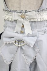 画像4: LIZ LISA / ラッフルサスペンダー付スカート 0 ブルー H-26-08-10-038-LO-SK-NS-ZH (4)