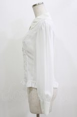 画像2: Innocent World / ツインローズブラウス M オフ H-26-08-10-049-IW-BL-NS-ZH (2)