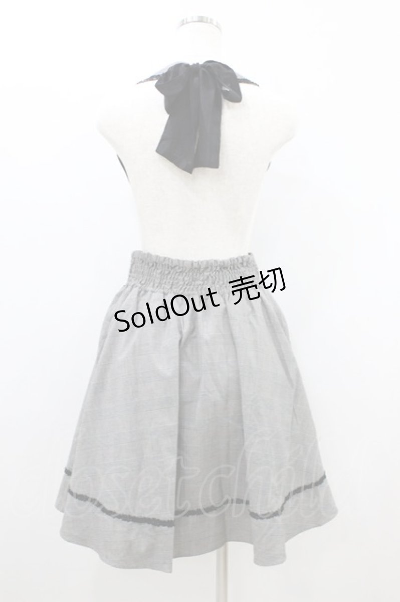 画像2: axes femme / サス付きスカート M グレー H-26-08-10-1010-AX-SK-YZ-ZH (2)