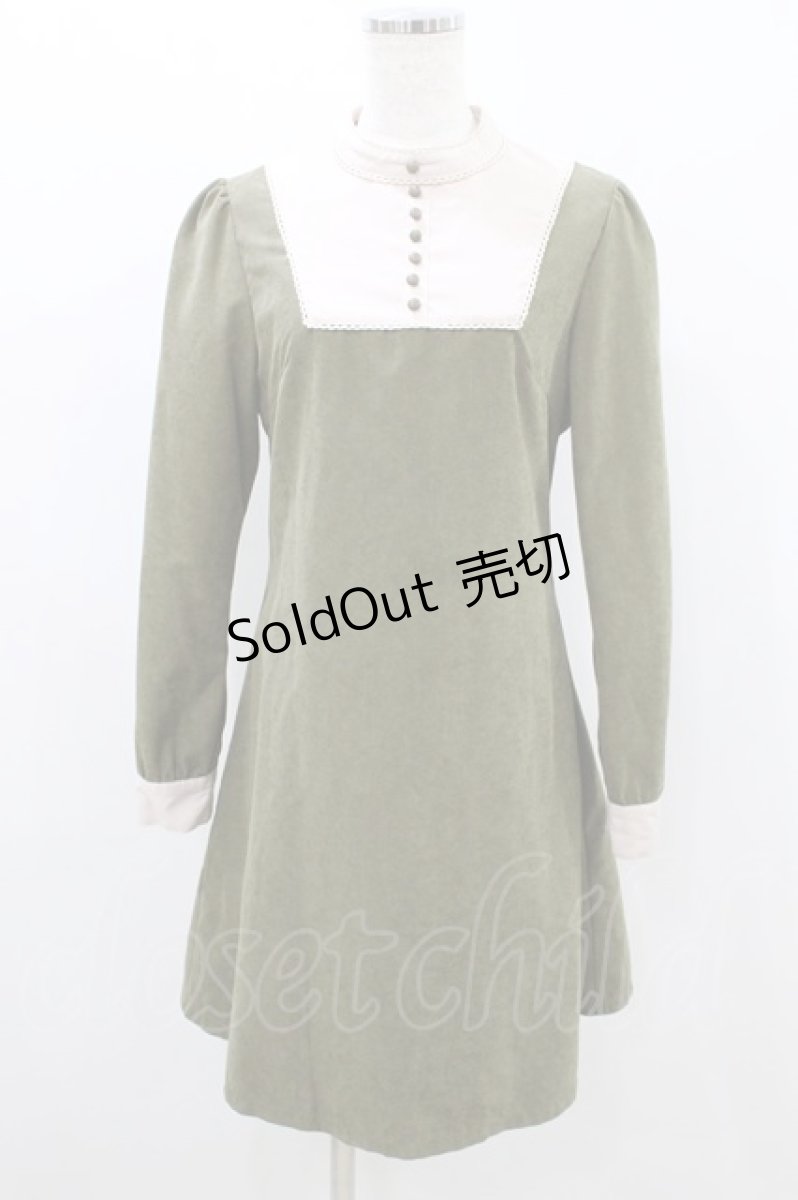 画像1: an another angelus / ヨーク切替ワンピース Free KHAKI H-26-08-10-1016-CA-OP-NS-ZH (1)
