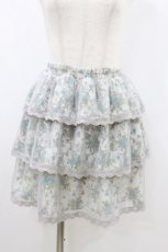 画像1: axes femme / 花柄チュールスカート M グレー H-26-08-10-1017-AX-SK-YZ-ZH (1)