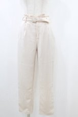 画像1: an another angelus / ベルト付きパンツ Free IVORY H-26-08-10-1022-CA-PA-NS-ZH (1)