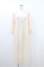画像1: an another angelus / レーストリムガウン Free IVORY H-26-08-10-1026-CA-TO-NS-ZH (1)