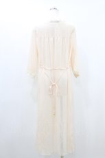 画像2: an another angelus / レーストリムガウン Free IVORY H-26-08-10-1026-CA-TO-NS-ZH (2)