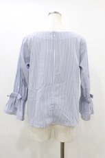 画像2: an another angelus / ストライプブラウス Free OFF WHITE/BLUE H-26-08-10-1030-CA-BL-NS-ZH (2)
