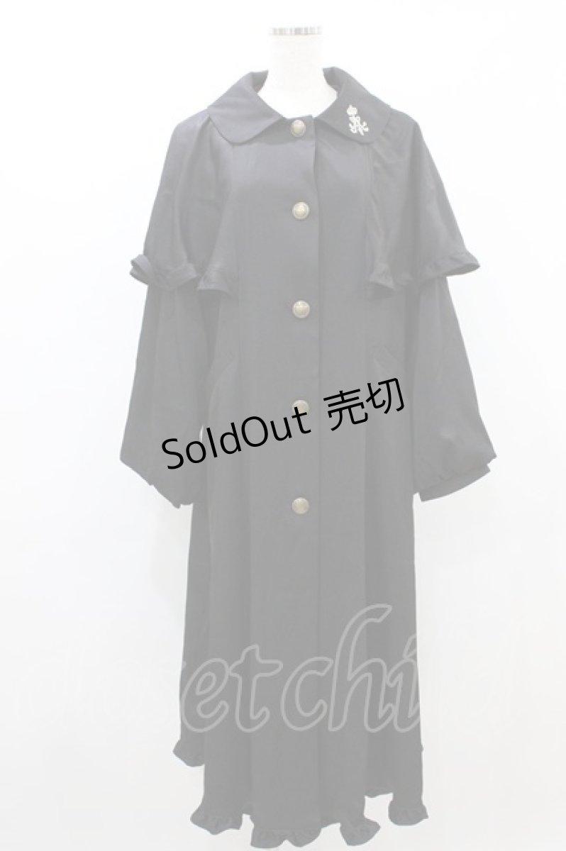 画像1: m petit by misako / TT*MSKケープコート L ブラック H-26-08-10-1032-LO-CO-NS-ZH (1)