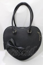 画像1: m petit by misako / AM*TT*ハートバッグ  ブラック H-26-08-10-1033-LO-BG-NS-ZH (1)