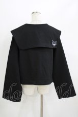 画像2: m petit by misako / サンリオキャラクターズコラボ クロミセーラーカーディガン 4L ブラック H-26-08-10-058-LO-TO-NS-ZH (2)