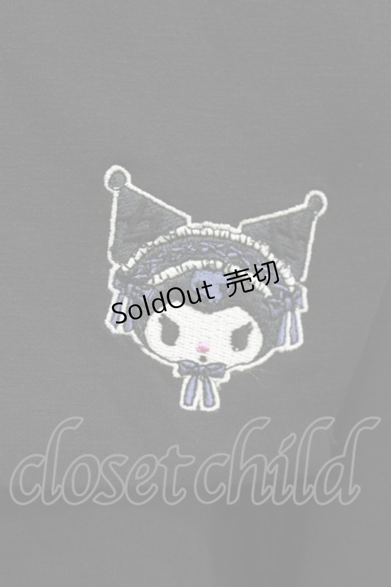 画像3: m petit by misako / サンリオキャラクターズコラボ クロミセーラーカーディガン 4L ブラック H-26-08-10-058-LO-TO-NS-ZH (3)