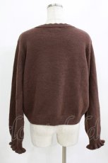 画像3: m petit by misako / AMバラレースニットCD 4L ブラウン H-26-08-10-059-LO-TO-NS-ZH (3)