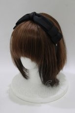 画像1: m petit by misako / NINA's/AM*NIリボンカチューシャ  ブラック H-26-08-10-070-LO-AC-NS-ZH (1)