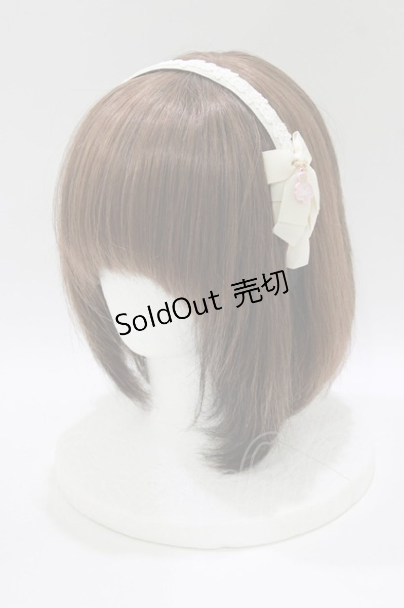 画像1: m petit by misako / マロンクリーム/リボンカチューシャ  アイボリー H-26-08-10-073-LO-AC-NS-ZH (1)
