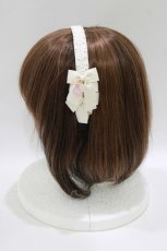 画像2: m petit by misako / マロンクリーム/リボンカチューシャ  アイボリー H-26-08-10-073-LO-AC-NS-ZH (2)