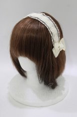 画像1: m petit by misako / AM*NIヘッドドレスA  アイボリー H-26-08-10-074-LO-AC-NS-ZH (1)