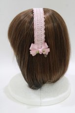 画像2: m petit by misako / AM*NIヘッドドレスB  ピンク H-26-08-10-076-LO-AC-NS-ZH (2)