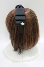 画像2: m petit by misako / NINA'S /リボンカチューシャ  ブラック H-26-08-10-081-LO-AC-NS-ZH (2)