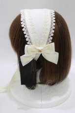 画像2: Innocent World / 英国の花園ヘッドドレス  アイボリー H-26-08-10-084-IW-AC-NS-ZH (2)
