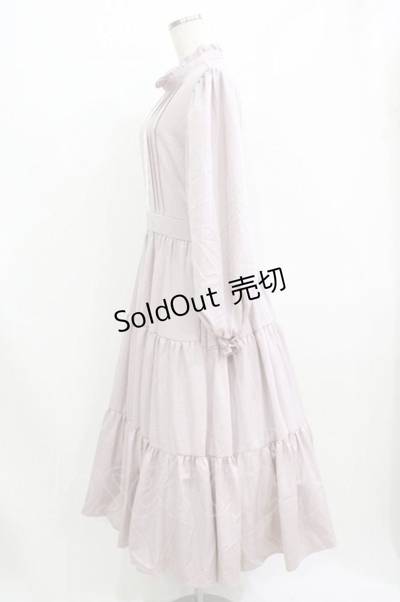 画像2: m petit by misako / AM*レースティアードワンピース 3L ピンク H-26-08-10-009-LO-OP-NS-ZH (2)