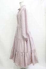 画像2: m petit by misako / AM*レースティアードワンピース 3L ピンク H-26-08-10-009-LO-OP-NS-ZH (2)