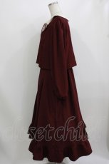 画像2: m petit by misako / サンリオキャラクターズコラボ マイメロディワッペン付きワンピース LL ボルドー H-26-08-10-011-LO-OP-NS-ZH (2)