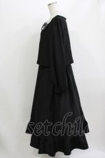 画像2: m petit by misako / サンリオキャラクターズコラボ クロミワッペン付きワンピース LL ブラック H-26-08-10-017-LO-OP-NS-ZH (2)