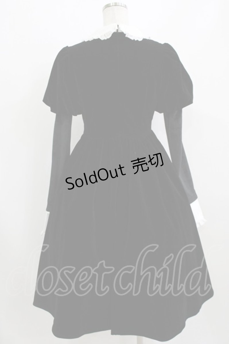 画像3: To Alice / Black Shamrock/別珍ワンピース S ブラック H-26-08-10-002-LO-OP-NS-ZH (3)