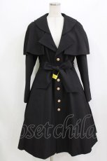 画像1: Uncle's Workshop（海外ロリータブランド） / ケープクラシカルコート M ブラック H-26-08-10-018-PU-CO-NS-ZH (1)
