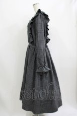 画像2: m petit by misako / チェックワンピース 3L グレー H-26-08-10-026-LO-OP-NS-ZH (2)