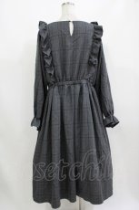 画像3: m petit by misako / チェックワンピース 3L グレー H-26-08-10-026-LO-OP-NS-ZH (3)