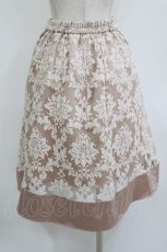 画像3: axes femme / オーナメント柄タックスカート M ピンク H-26-08-11-029-AX-SK-NS-ZH (3)