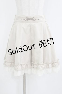 Preview of ウエスト刺繍キュロットスカート M 生成り