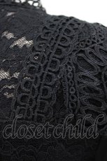 画像4: axes femme POETIQUE / 総レースブラウス M ブラック H-26-08-11-039-AX-BL-NS-ZH (4)
