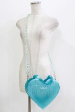 画像1: MILK / GLITTERハートBAG  サックス H-26-08-11-075-ML-BG-NS-ZH (1)