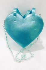 画像3: MILK / GLITTERハートBAG  サックス H-26-08-11-075-ML-BG-NS-ZH (3)