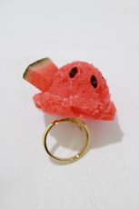 画像1: Q-pot. / Watermelon Sherbetリング Free レッド H-26-08-11-078-QP-AC-NS-ZH (1)