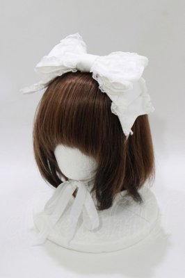 Preview of Dollyヒロインリボンヘッドドレス  白