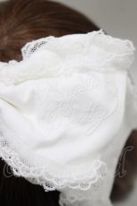 画像3: Angelic Pretty / Dollyヒロインリボンヘッドドレス  白 H-26-08-11-079-AP-AC-NS-ZH (3)