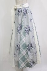 画像2: axes femme / パッチワークミディスカート M グリーン H-26-08-11-010-AX-SK-NS-ZH (2)