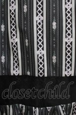 画像4: axes femme POETIQUE / レースアップリボンキャミワンピース M ブラック H-26-08-11-012-AX-OP-NS-ZH (4)