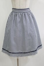 画像1: axes femme POETIQUE / チューリップブーケ刺繍スカート M ネイビー H-26-08-11-017-AX-SK-NS-ZH (1)